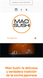 Mobile Screenshot of maosushi.com.ar